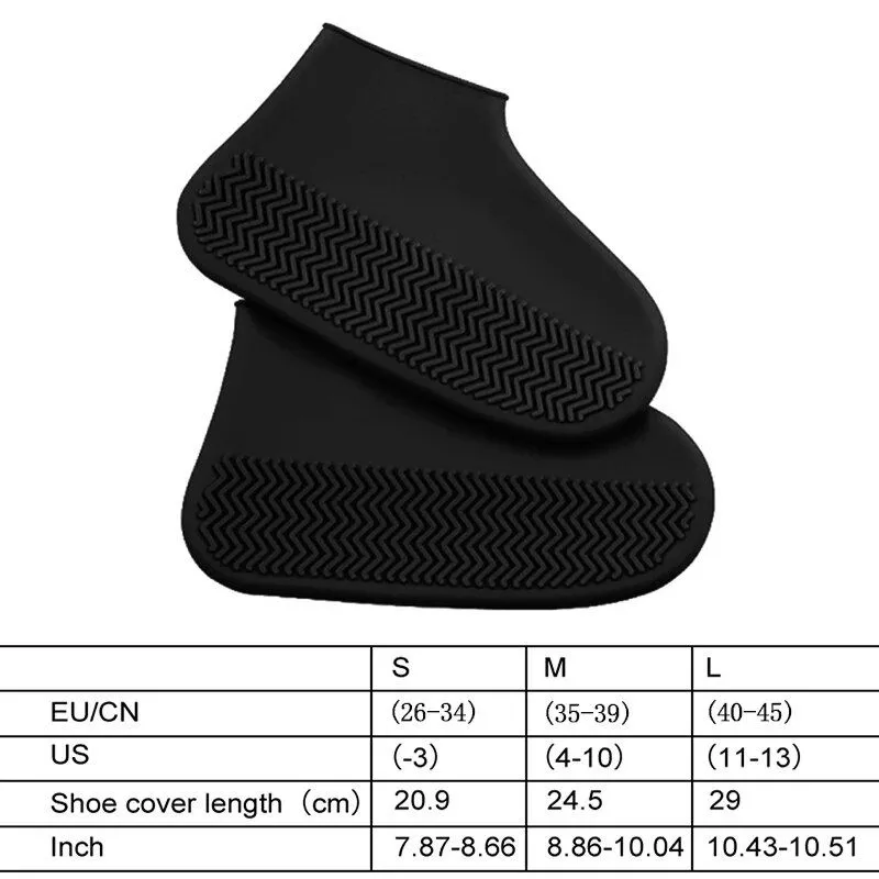 Waterproof Silicone Shoe Covers Outdoor Protectors
