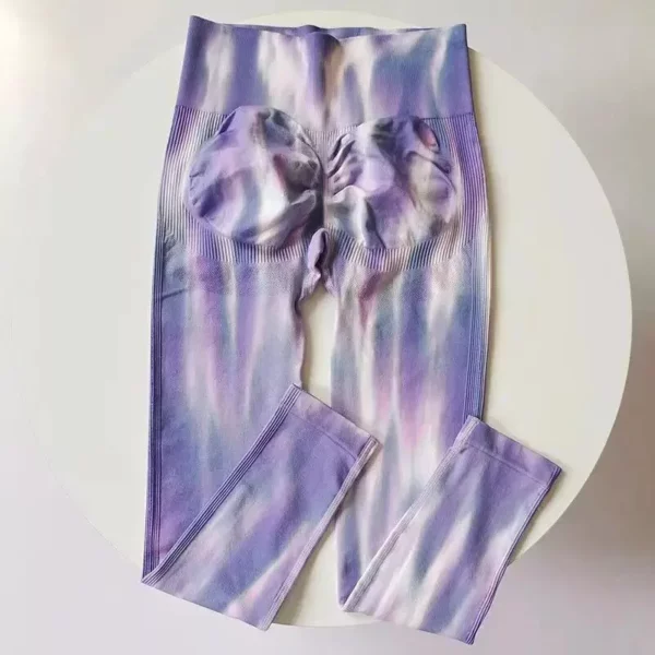 High-Waisted Aurora Gradient Yoga Leggings