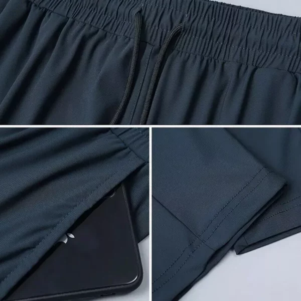 Men’s Performance Elastic Running Pants: Sweat-Wicking, Versatile Joggers