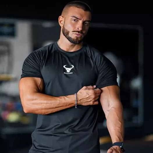 Men’s Fitness & Casual T-Shirt: Short Sleeve, High Quality