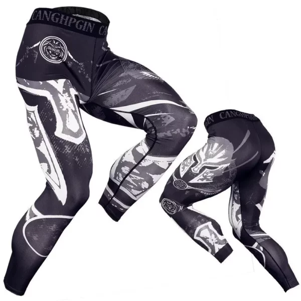 Men's Quick-Dry Compression Sports Leggings - Image 3