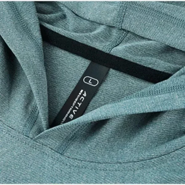 Quick-Dry Long Sleeve Compression Hoodie