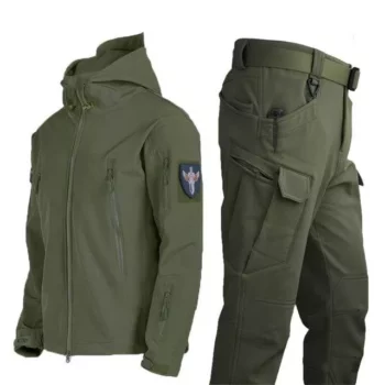 Thermal Tactical Outdoor Jacket Set: Windproof, Waterproof & Quick-Dry