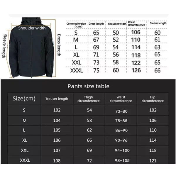 Thermal Tactical Outdoor Jacket Set: Windproof, Waterproof & Quick-Dry - Image 7