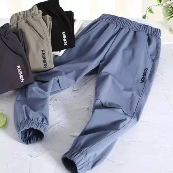 Kids Summer Sports Pants: Lightweight, Casual Trousers for Boys Aged 4-14