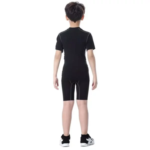 Kids Quick-Dry Sports Shorts: Breathable & Compression Fit for Active Boys