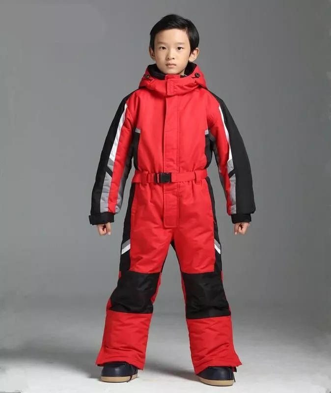 Kids’ All-Weather Ski & Snowboard One-Piece Jumpsuit: Perfect for Winter Sports
