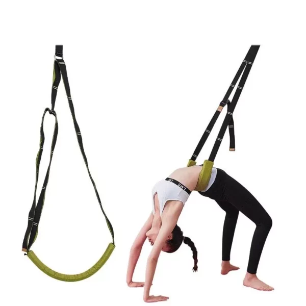 Adjustable Aerial Yoga Hammock – Home Gym Flexibility & Inversion Trainer