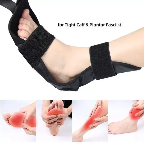 Versatile Foot & Calf Stretching Strap for Pain Relief and Flexibility
