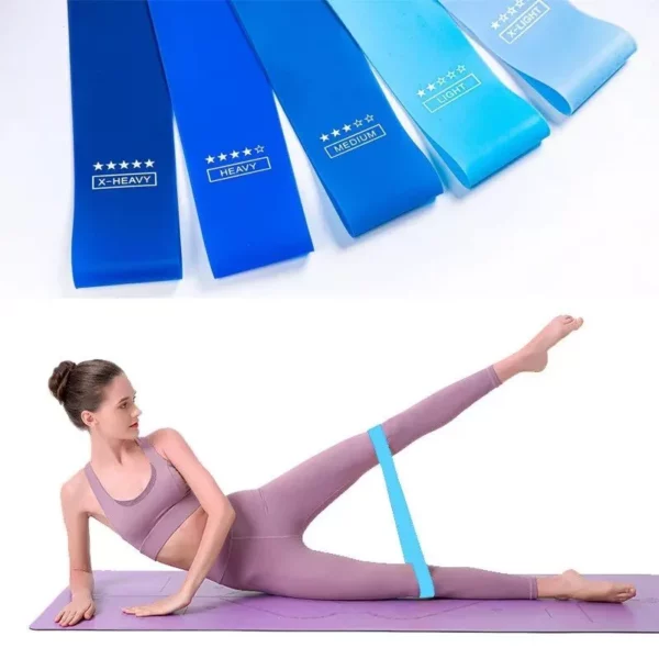 Compact & Versatile Yoga Fitness Resistance Circle: Portable Stretching and Squat Aid