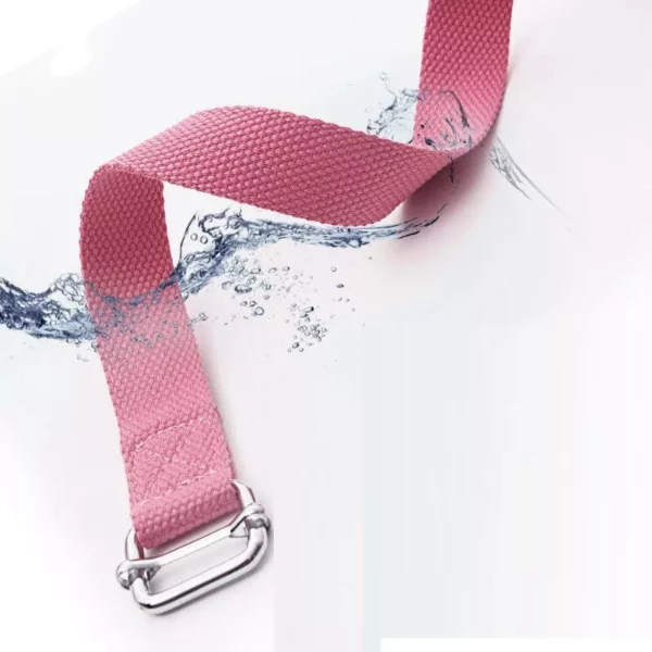 Premium Cotton Yoga Stretch Strap – 2.5m Durable D-Ring Belt for Enhanced Flexibility & Fitness