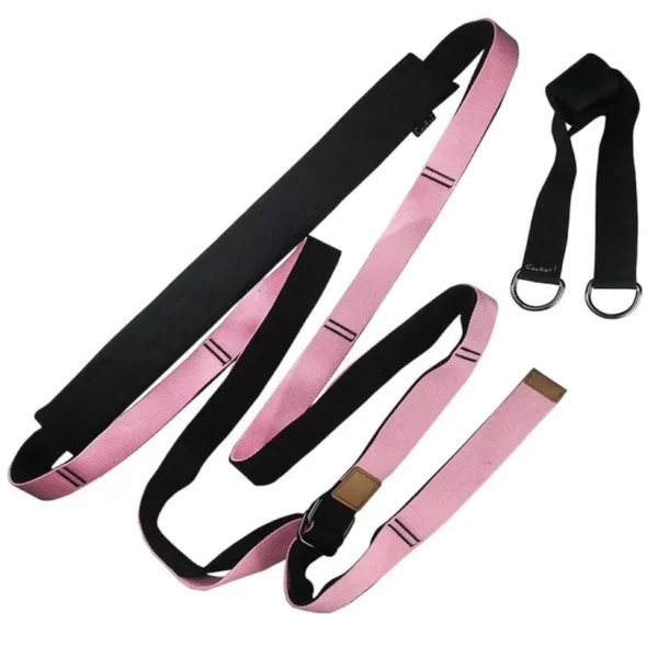 Multi-Purpose Yoga Stretch Strap for Fitness, Ballet, and Gymnastics – Polyester Cotton