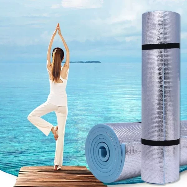 6mm Thick Non-Slip EVA Yoga Mat – Ideal for Fitness, Pilates, and Outdoor Activities