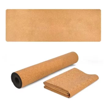 Eco-Friendly Natural Cork TPE Yoga Mat: Non-Slip, Sweat-Absorbent & Odorless for All-Round Fitness