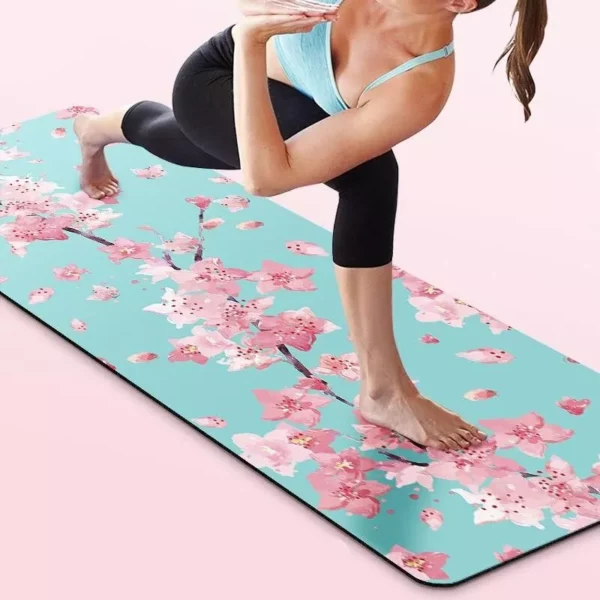 Eco-Friendly Professional Yoga Mat – PU Natural Rubber, Slip Resistant & Sweat Absorbent