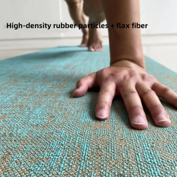 Eco-Friendly Natural Jute Yoga Mat 183x61x0.5cm - Non-Slip, Durable Fitness Mat - Image 4