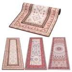 Ultra-Thin Vintage Ethnic Print Yoga Mat - 1MM Foldable Natural Rubber & Suede Mat