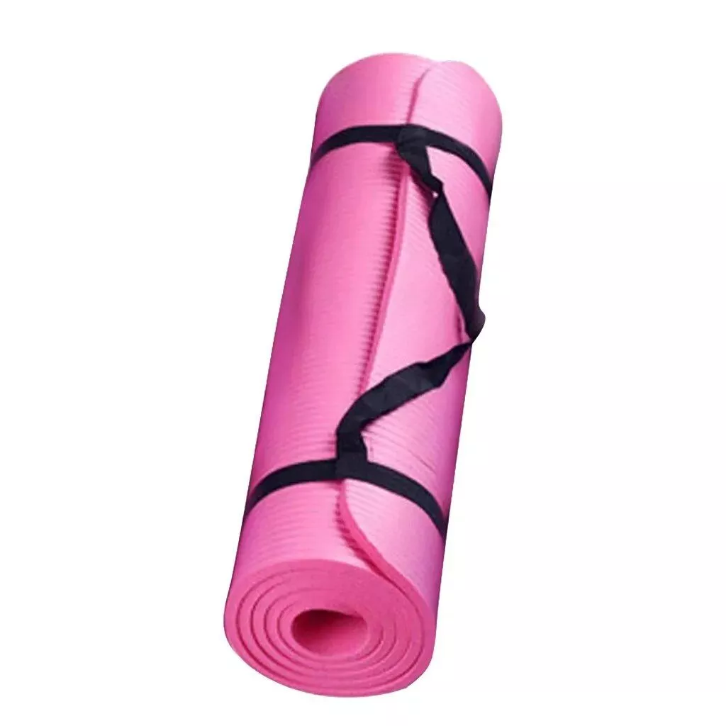 Compact Anti-Skid Yoga Mat for Knee, Wrist & Hips Support