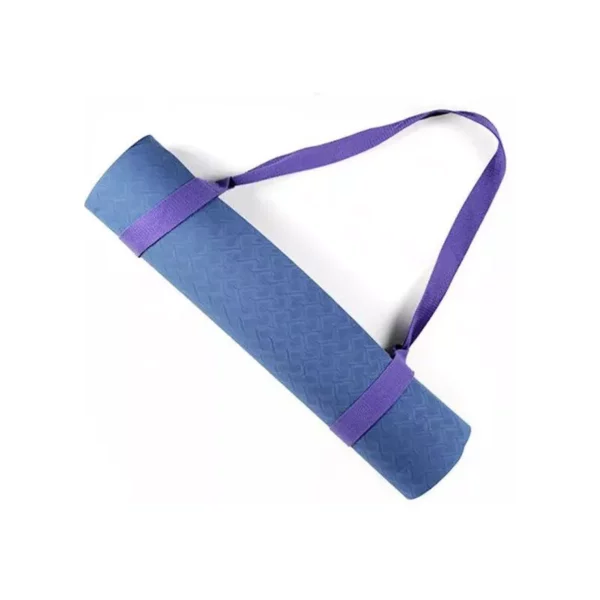 Adjustable Cotton Yoga Mat Shoulder Strap & Exercise Stretch Belt - Image 5