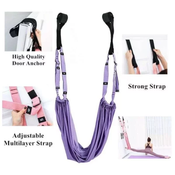 Adjustable Aerial Yoga Stretching Strap Hammock Swing