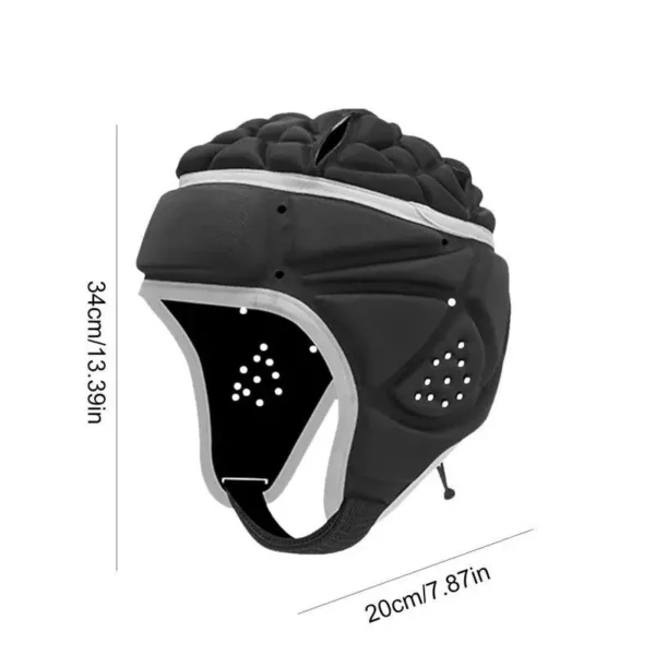 Kids Adjustable Rugby Soccer Goalkeeper Helmet for Outdoor Sports - Image 6