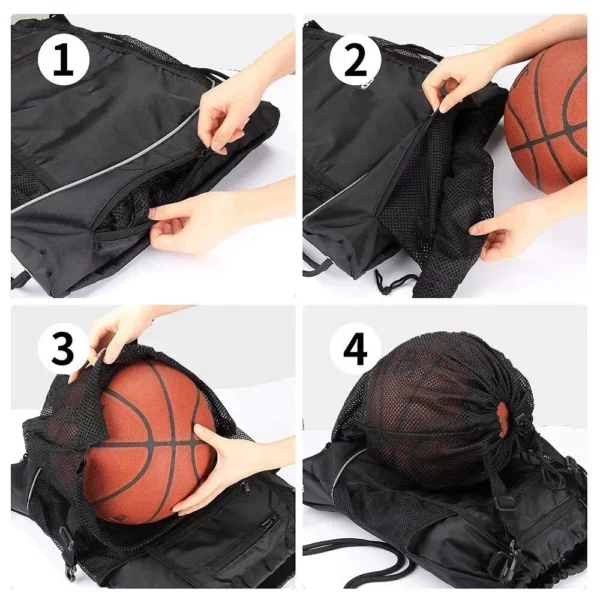 Multi-Sport Mesh Net Backpack