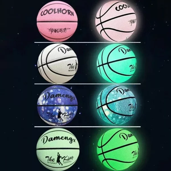 Reflective Glow-in-the-Dark Basketball