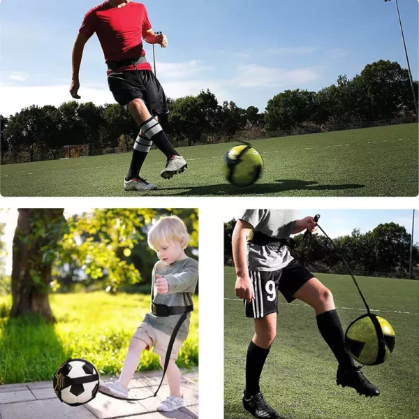 Soccer Juggle Trainer & Kick Practice Belt