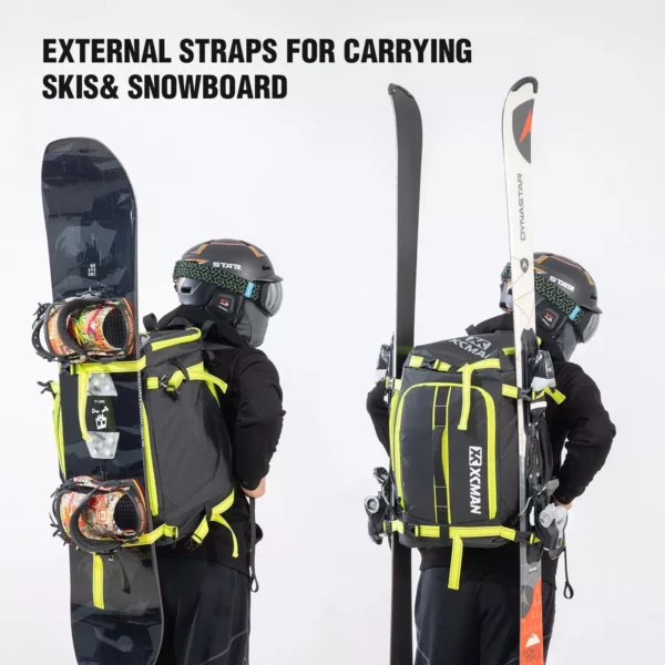 Ultimate 50L Waterproof Ski Backpack for Gear & Clothes Storage - Image 4