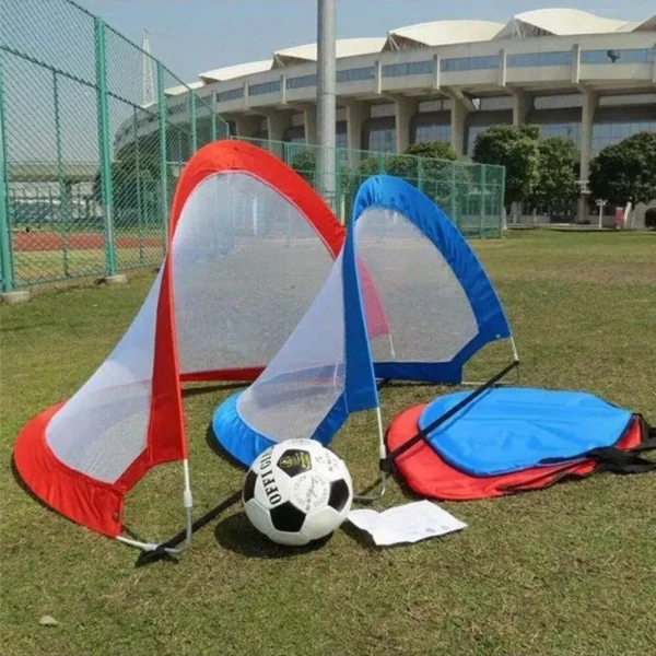 Compact & Portable Folding Football Goal