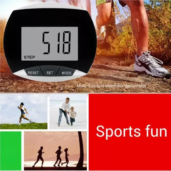 Mini LCD Digital Pedometer with Belt Clip - Image 7