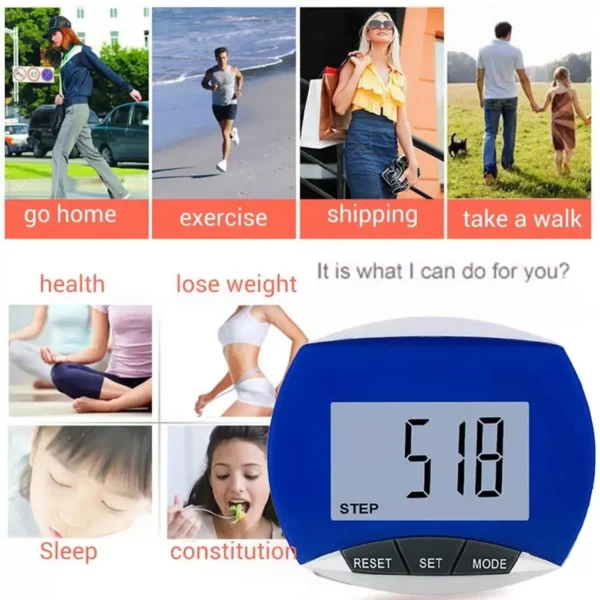 Mini LCD Digital Pedometer with Belt Clip