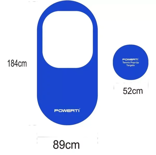 Portable Tennis Training Target Rings – Foldable & Durable Practice Aid