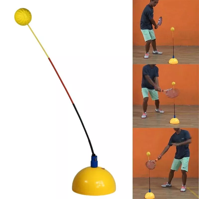 Portable Tennis Trainer – Compact Swing Ball Practice Tool for Beginners