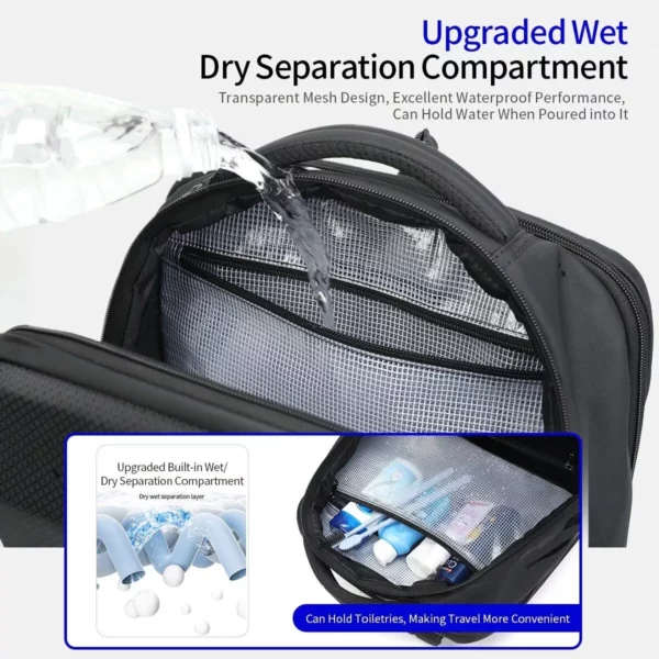 Expandable Anti-Theft 15.6″ Laptop Backpack