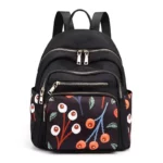 2023 Trendy Floral Print Nylon Backpack for Women