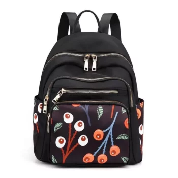 2023 Trendy Floral Print Nylon Backpack for Women