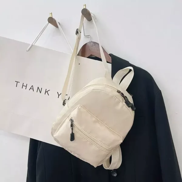 Fashionable Mini Nylon Backpack for Women – Casual Rucksack
