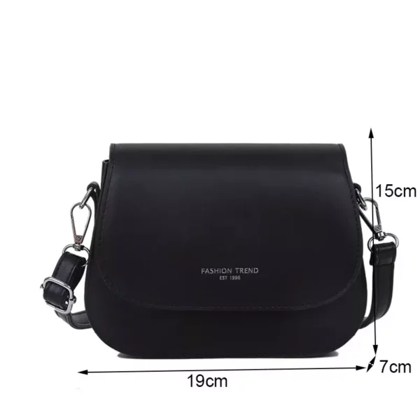 Elegant Saddle Crossbody Bag - Image 2