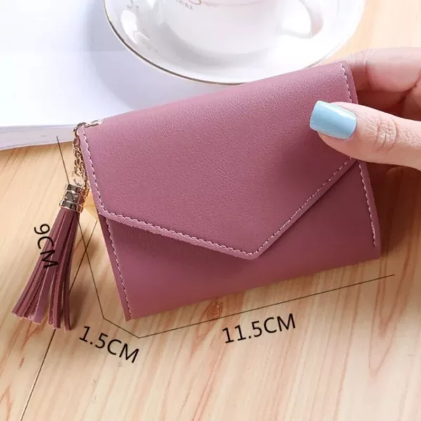 Korean Fashion Tassel Mini Wallet for Women