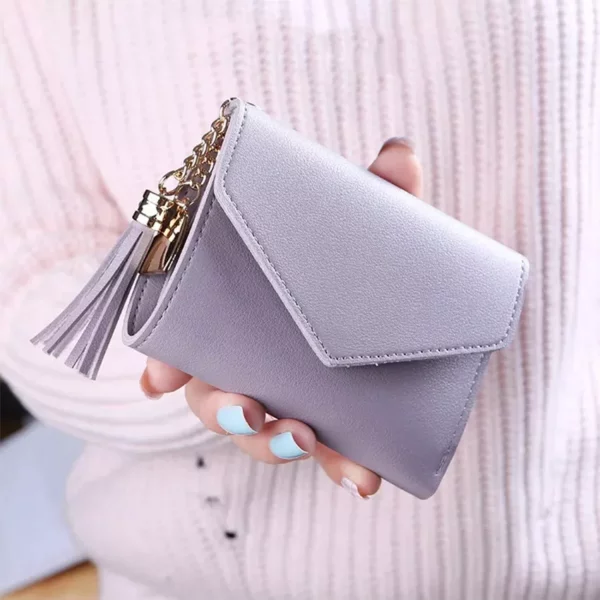 Korean Fashion Tassel Mini Wallet for Women