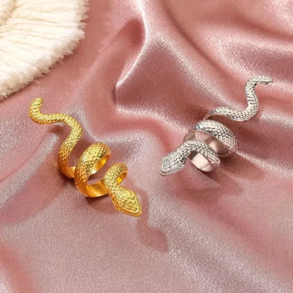 Adjustable Cobra Spirit Ring – Trendy Snake-Shaped Mood Ring for Women