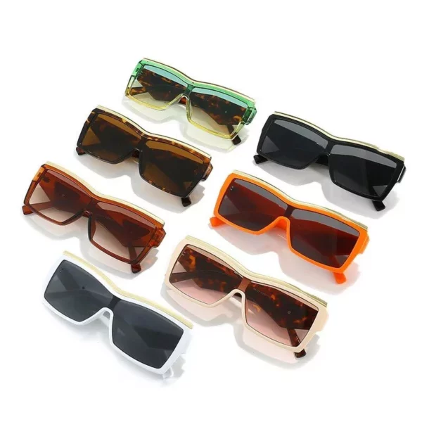 Luxury Square Steampunk Sunglasses - Image 4