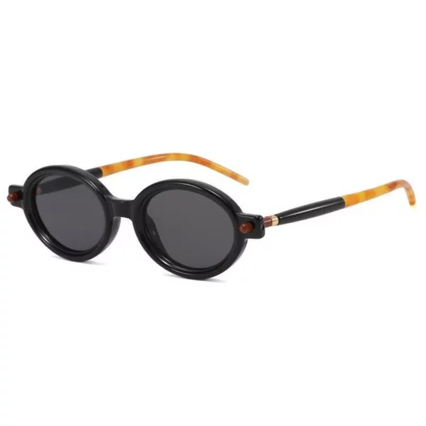 Stylish Retro Oval Sunglasses