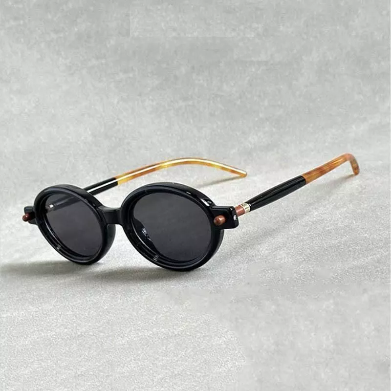 Stylish Retro Oval Sunglasses