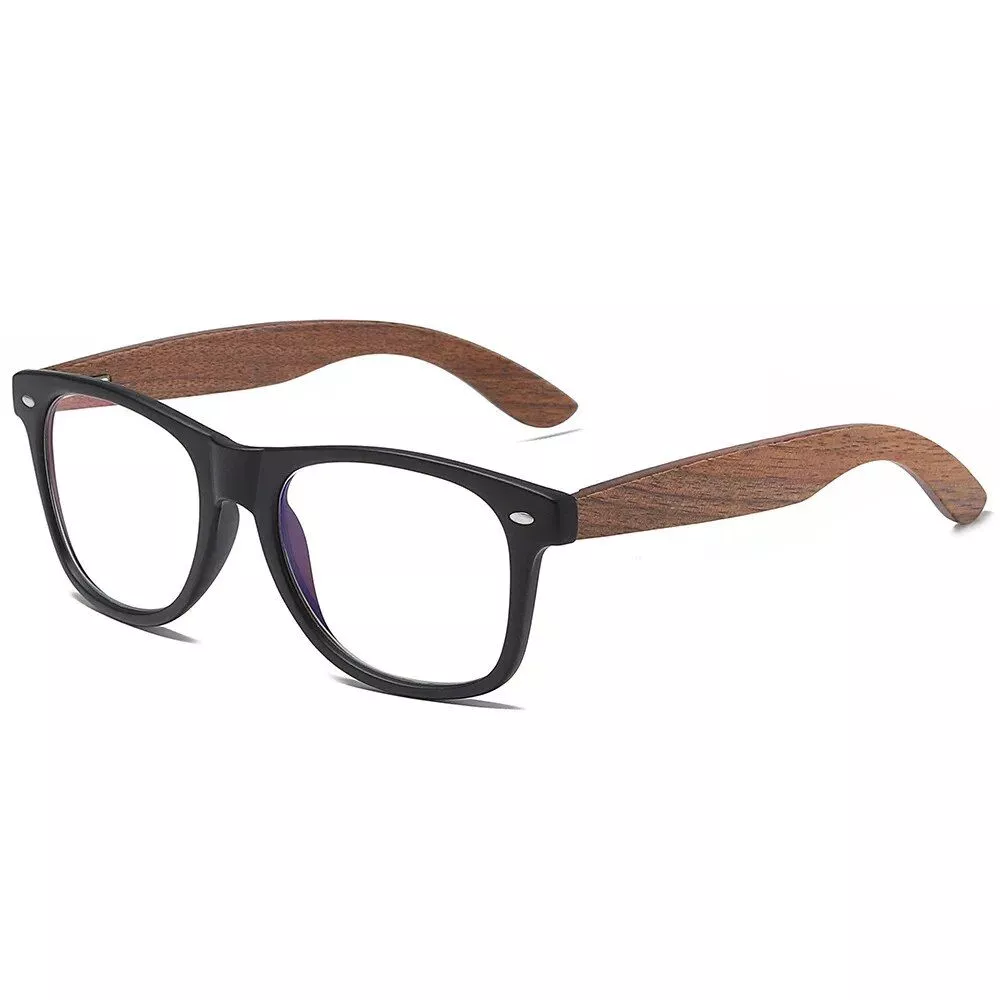 Classic Square Wooden Polarized Sunglasses for Men