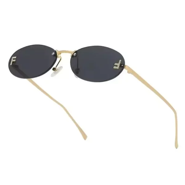 2023 Rimless Cat Eye Sunglasses for Women - Image 4