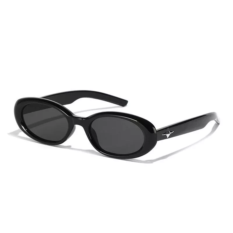 2023 Retro Chic Narrow Oval Sunglasses