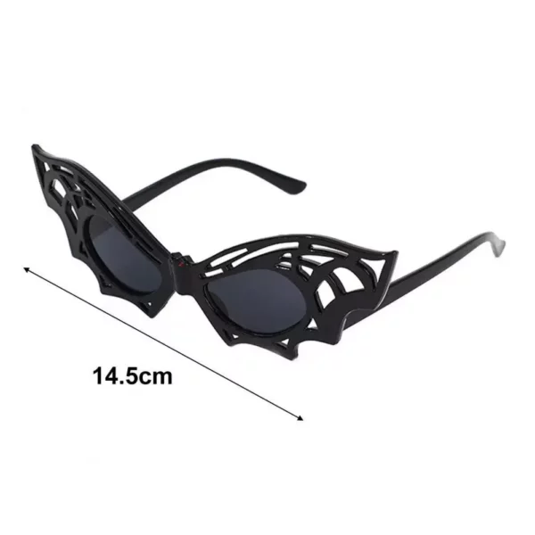 Unique Bat Shape Retro Halloween Sunglasses – Unisex Novelty Eyewear for Parties
