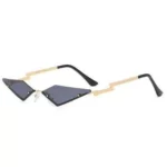 UV400 Retro Rimless Tassel Sunglasses - Polarized Cat Eye Shades